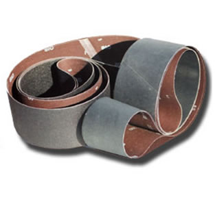 Silicon carbide sanding belts